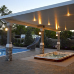 Stone Stucco Brick Posts Patio Covers - Gallery 14 | Boyd's Custom Patios